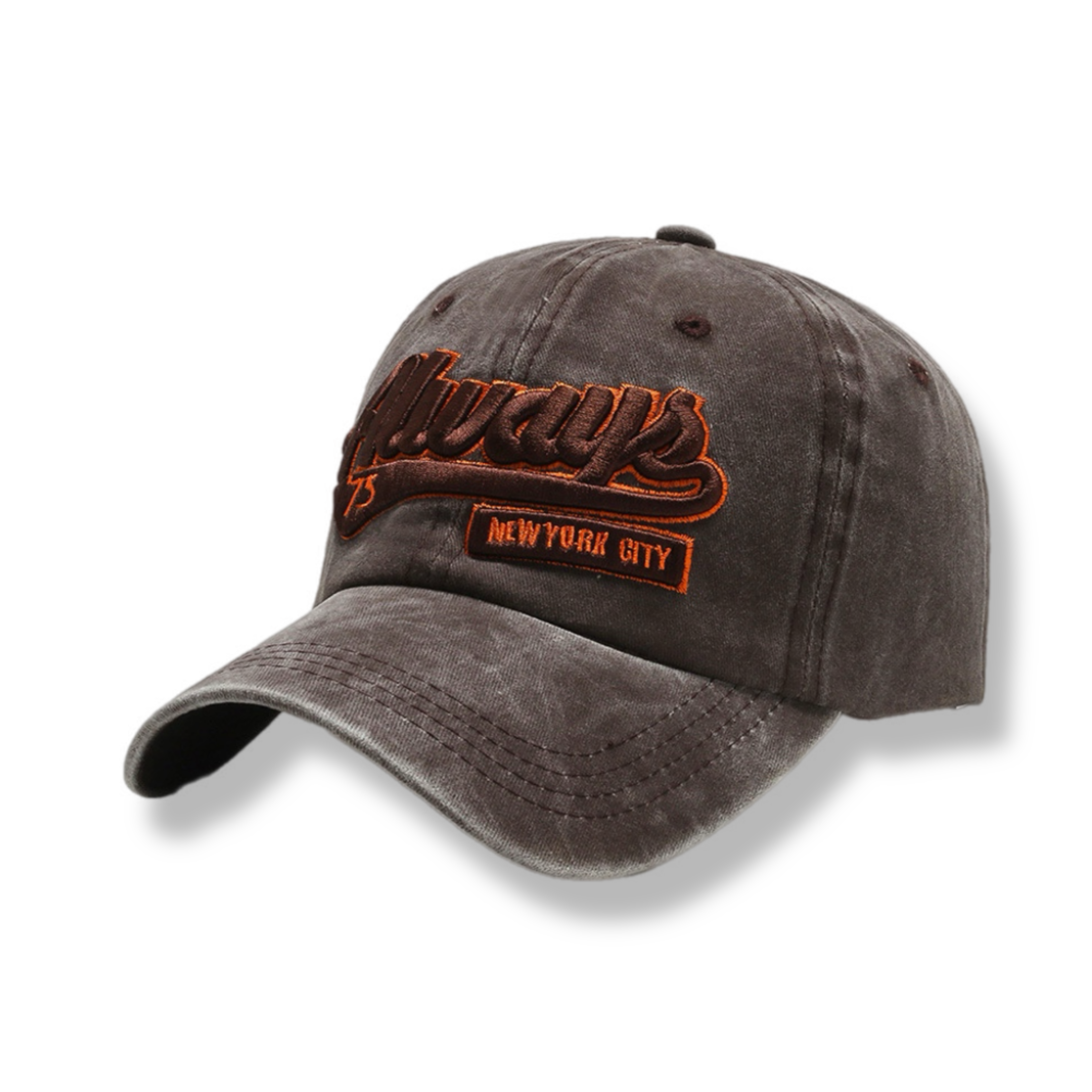 Washed jeans casual baseball cap