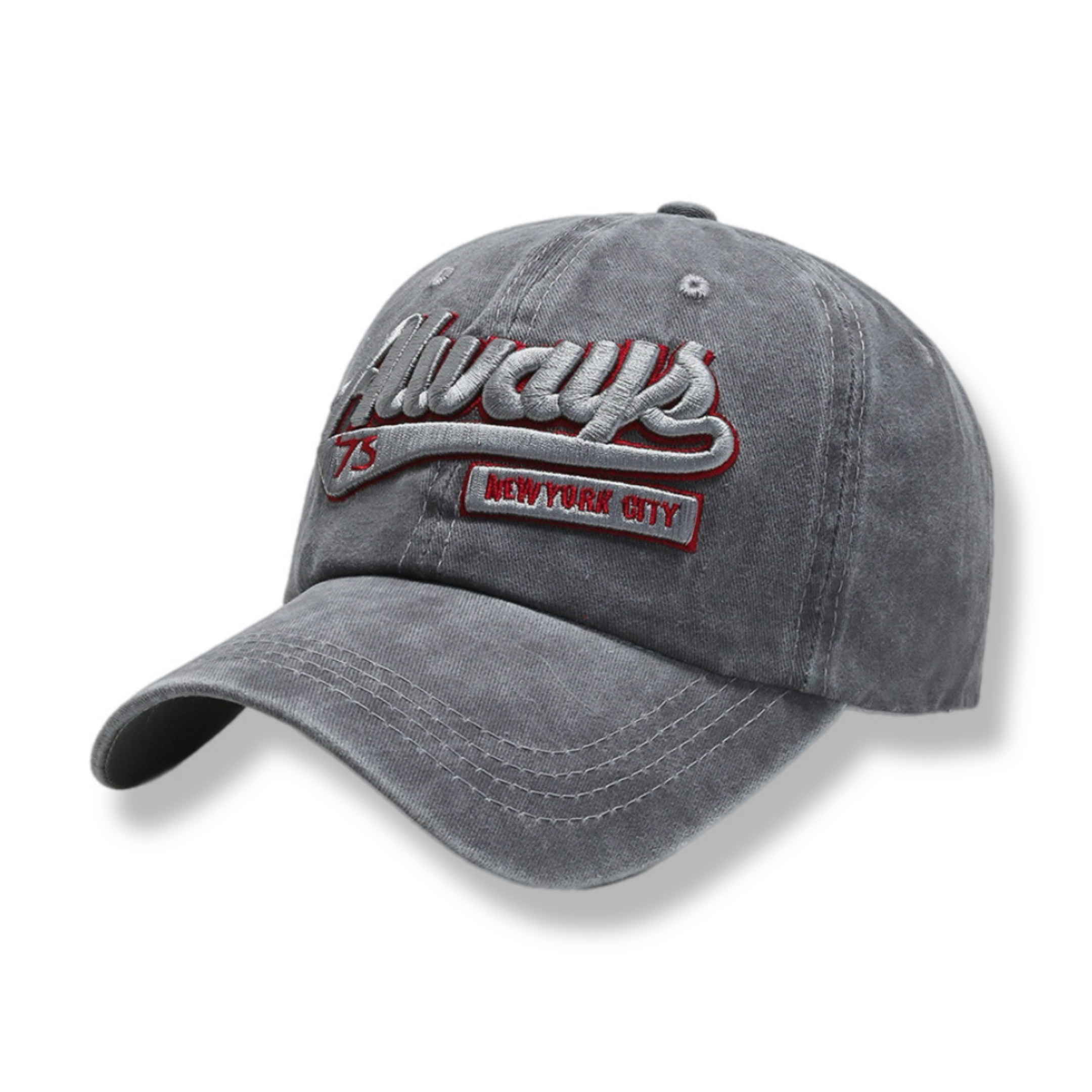 Washed jeans casual baseball cap
