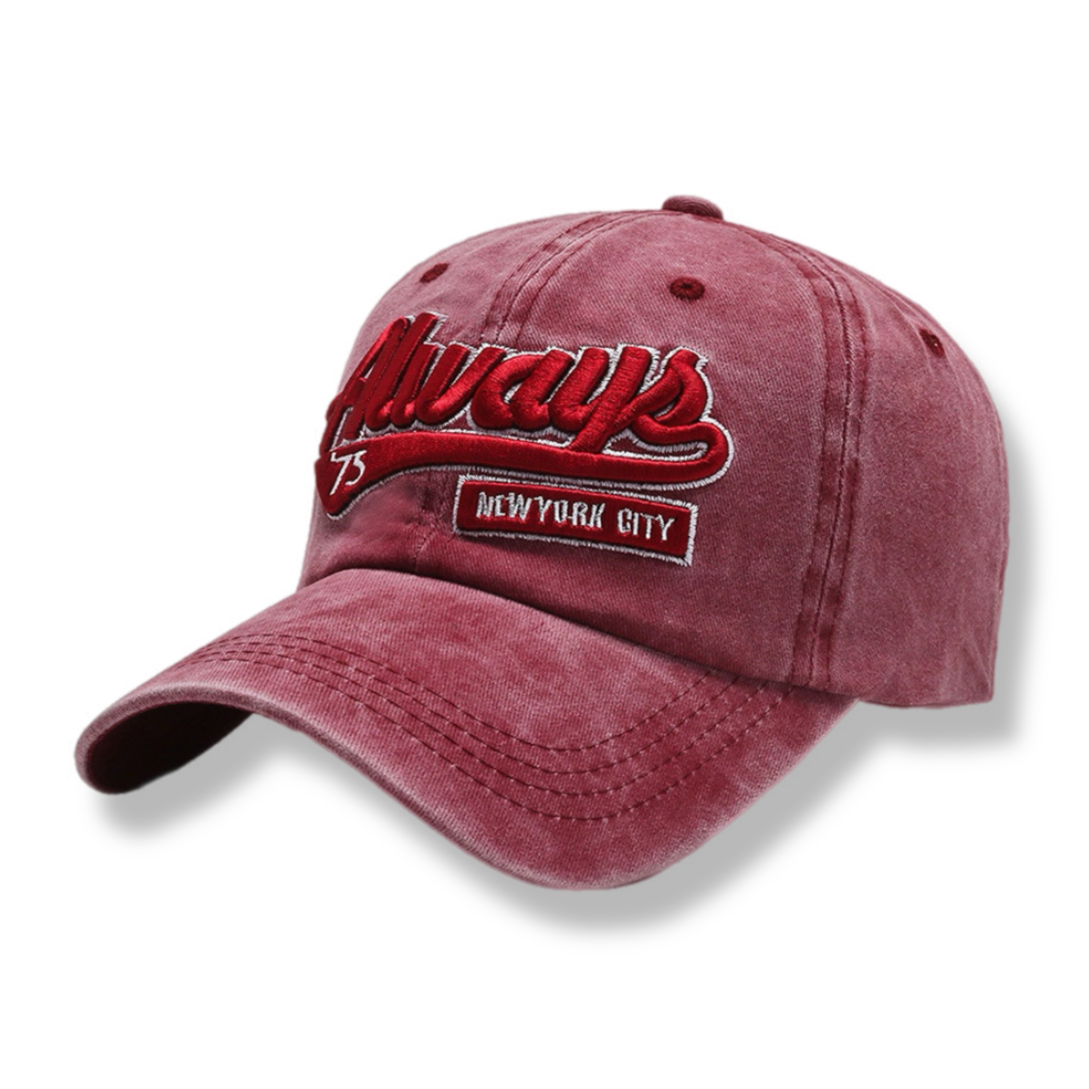 Washed jeans casual baseball cap